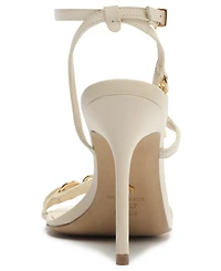 Arezzo Women's Mackenzie High Stiletto Buckle Sandals