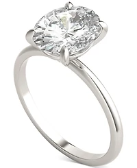Charles & Colvard Classic Basket Solitaire Engagement Ring (3 ct. t.w.) Two-Tone 14k Gold
