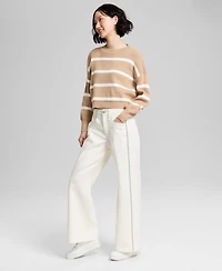 And Now This Women's Studded Wide-Leg Jeans, Exclusively at Macy's
