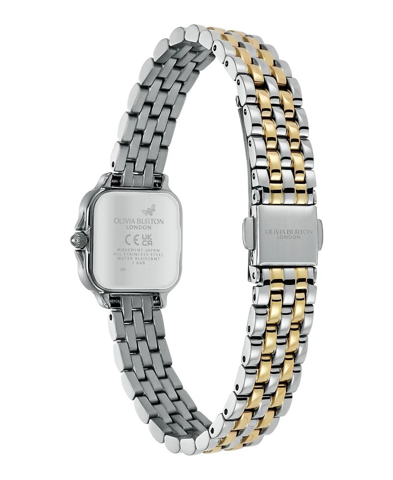 Olivia Burton Women's Grosvenor Mini Two-Tone Bracelet Watch, 20mm