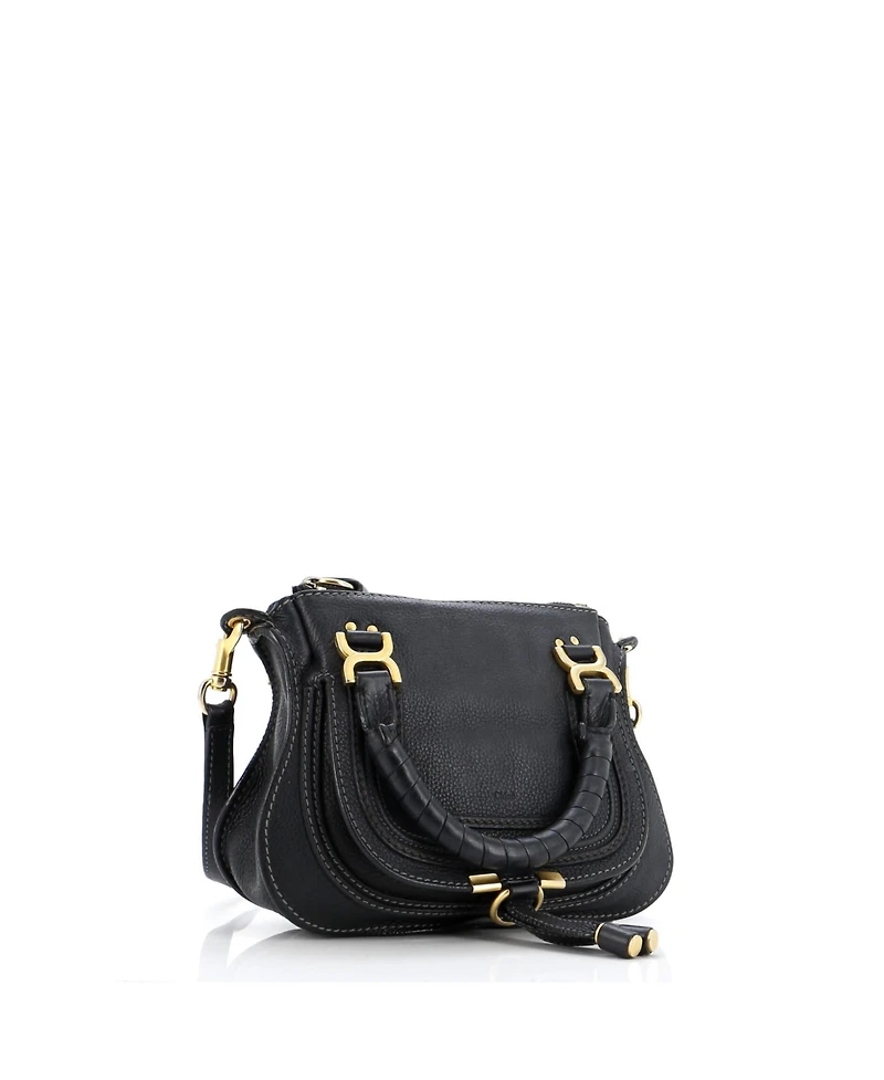Pre-Owned Chloe Baby Marcie Satchel Leather