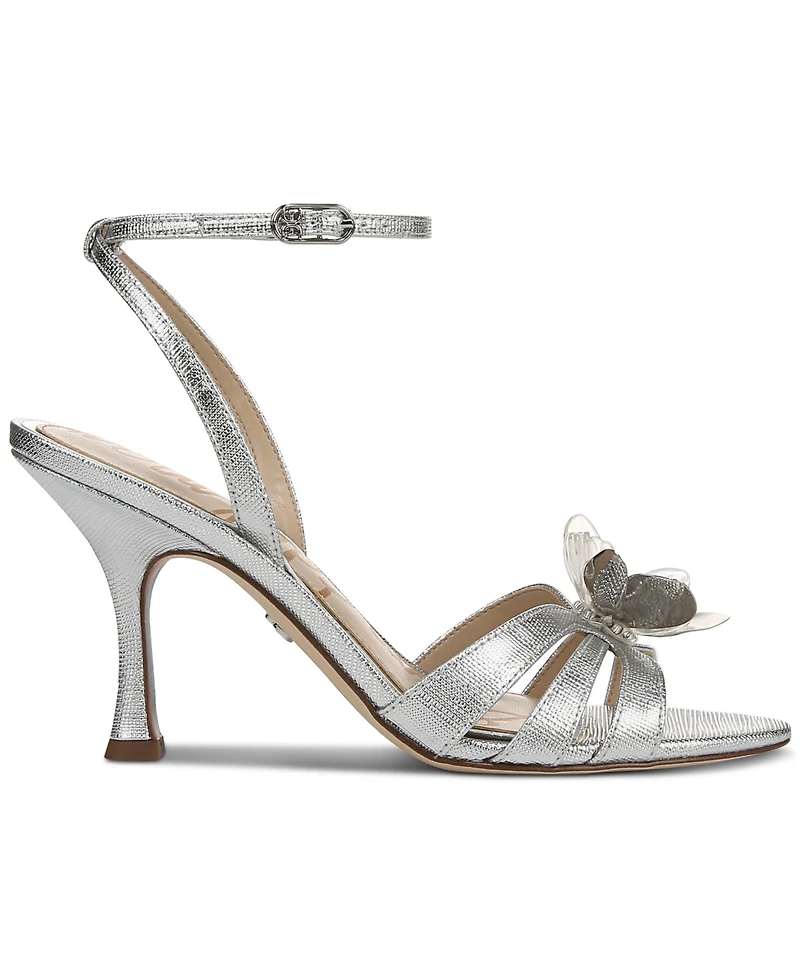 Sam Edelman Women's Joanna Flower-Trim Dress Sandals