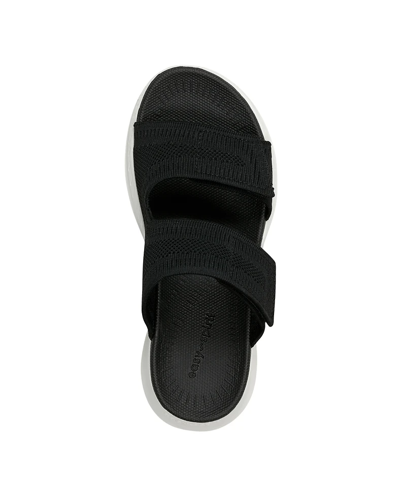 Easy Spirit Women's Dashtyn Double Band Lightweight Slip-On Sandals