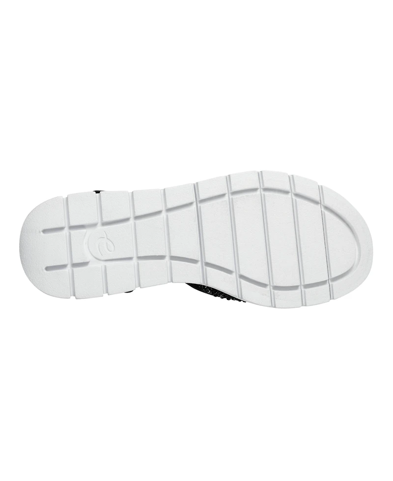 Easy Spirit Women's Jaela Embellished eFlex Flat Sandals