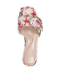 Easy Spirit Women's Roxana eFlex Buckle Block Heel Sandals