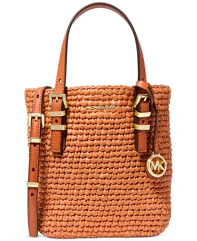 Michael Michael Kors Quinn Small North South Woven Tote Crossbody