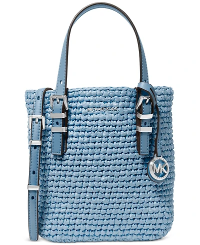 Michael Michael Kors Quinn Small North South Woven Tote Crossbody