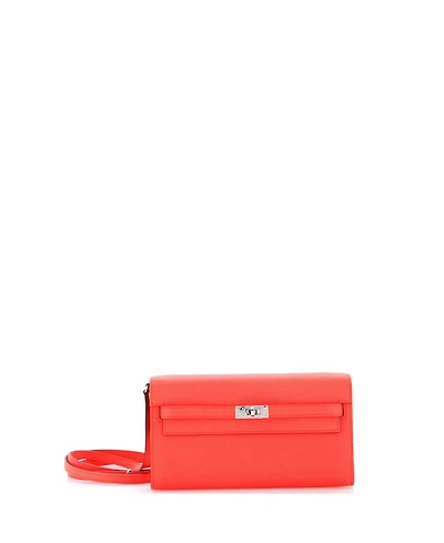 Pre-Owned Hermes Kelly To Go Wallet Epsom