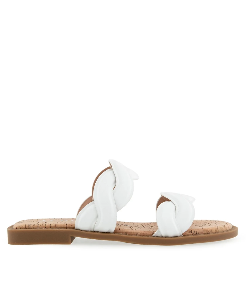 Aerosoles Women's Colette Round Toe Slide Sandals