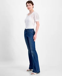 7 for All Mankind Women's Dojo Tailorless Flare-Leg Jeans