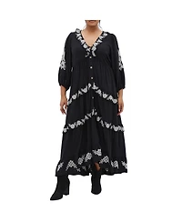 City Chic Plus Size Boheme Maxi Dress