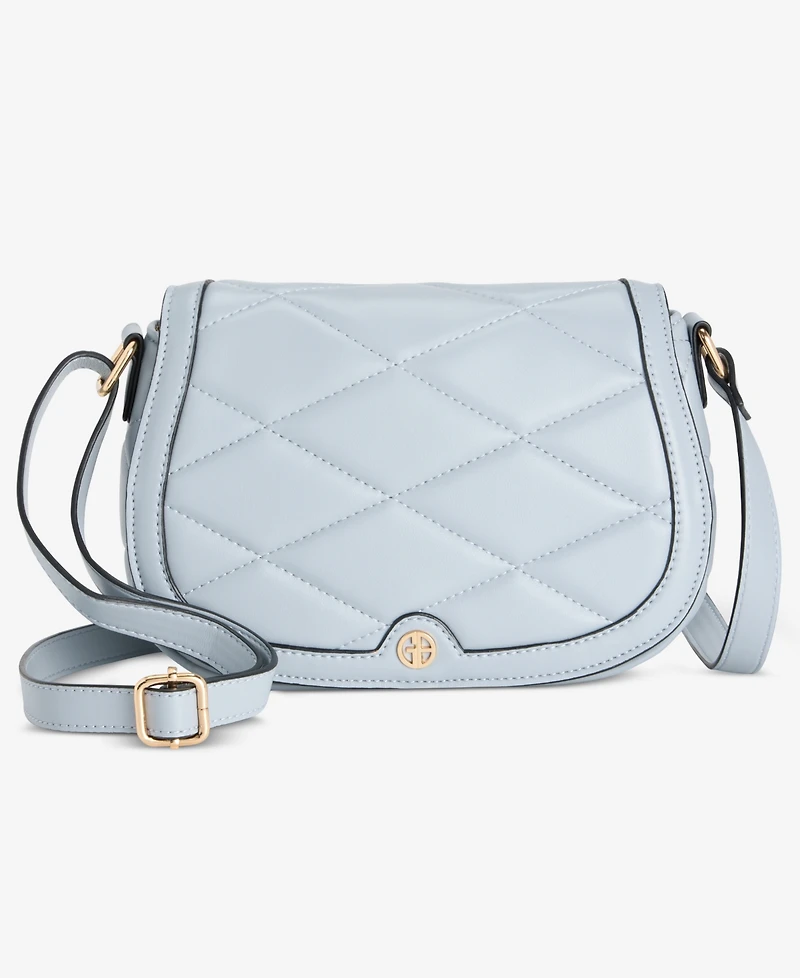 Giani Bernini Small Quilted Saddle Crossbody, Exclusively at Macy's