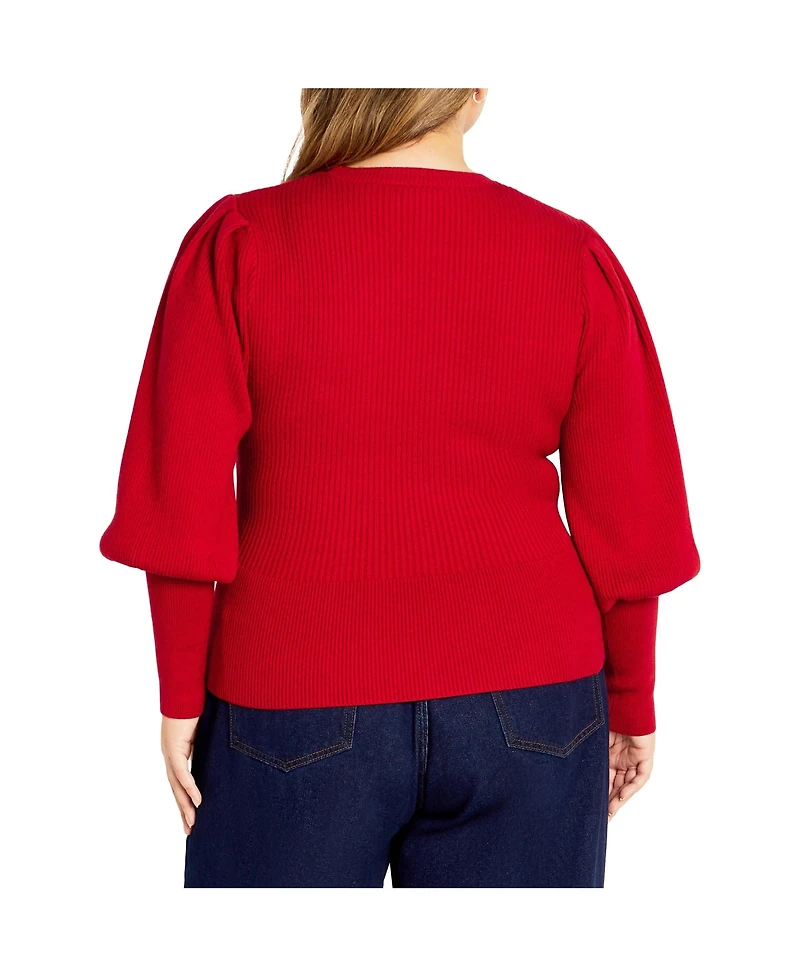 Plus Jojo Rib Sweater