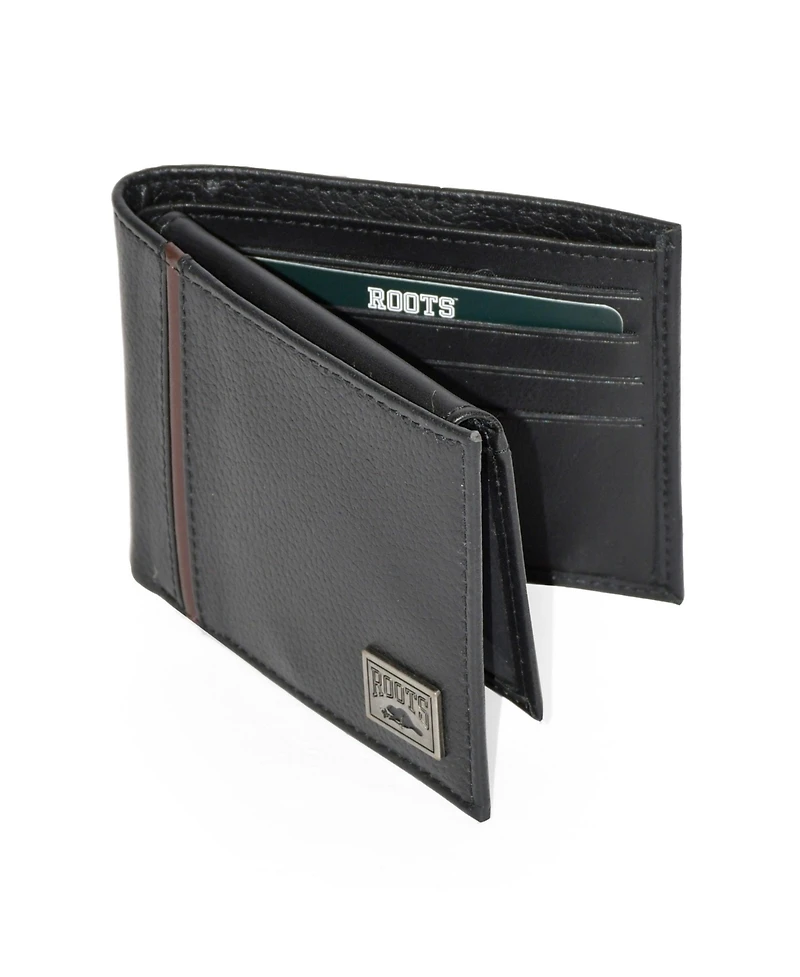 Roots Men's Men Slim Wallet with Top Flap