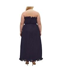 City Chic Plus Opulent Maxi Dress