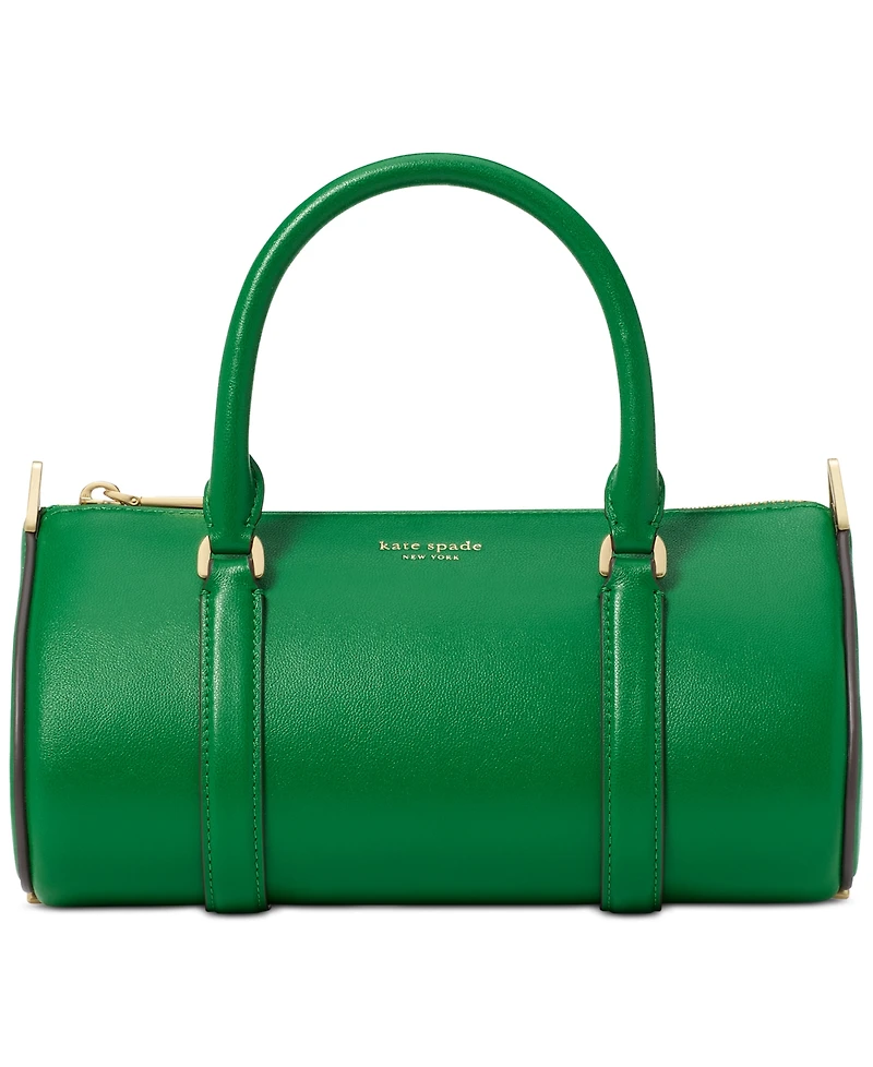 kate spade new york Spade Icon Small Leather Barrel Bag