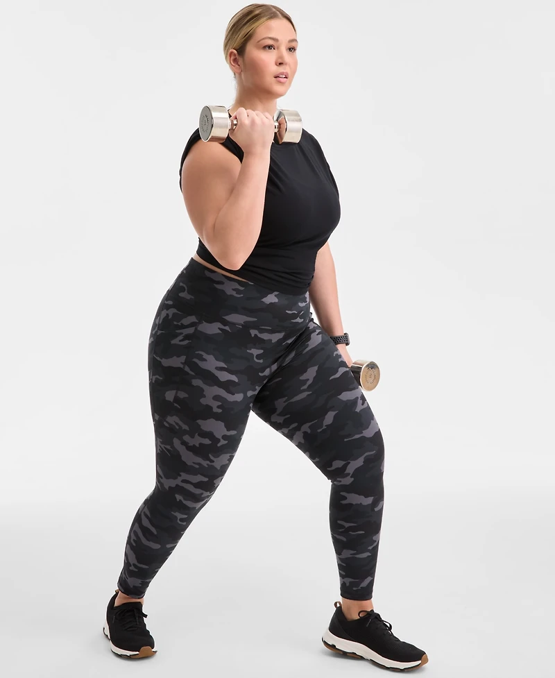 Id Ideology Plus Essential Cotton Short-Sleeve T-Shirt, Exclusively at Macy's