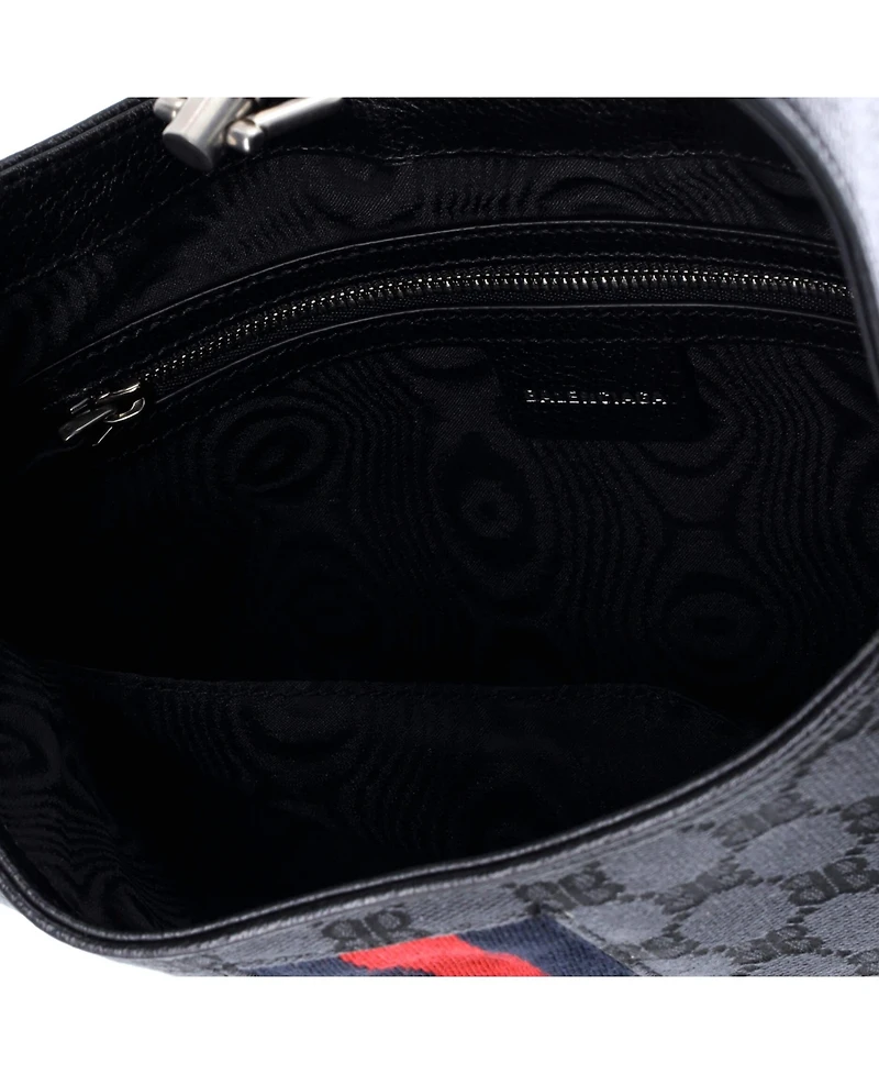 Pre-Owned Balenciaga Small x Gucci The Hacker Project Jackie 1961 Hobo Bb Canvas