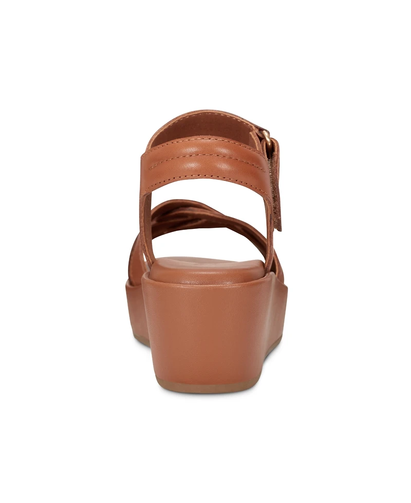 Rockport Women's Amira Strappy Open Toe Casual Wedge Sandals