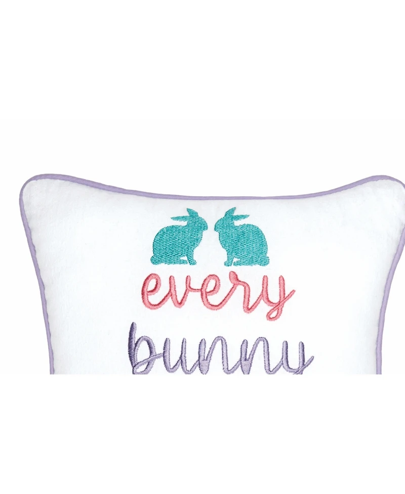 Every Bunny Welcome Small Petite Throw Pillow