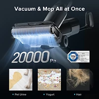 Roborock F25 Ace Cordless Wet Dry Vacuum Cleaner, Floor Washer, Smooth Maneuvers with Al Enhanced SlideTech 2.0, Zero-Tangle & Streak-Free