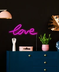 Led Lighted 'Love' Neon Style Valentine's Day Wall Sign, 18"