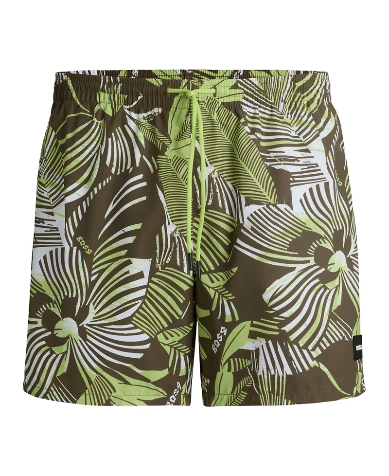 Boss by Hugo Men's Monogram Swim Shorts