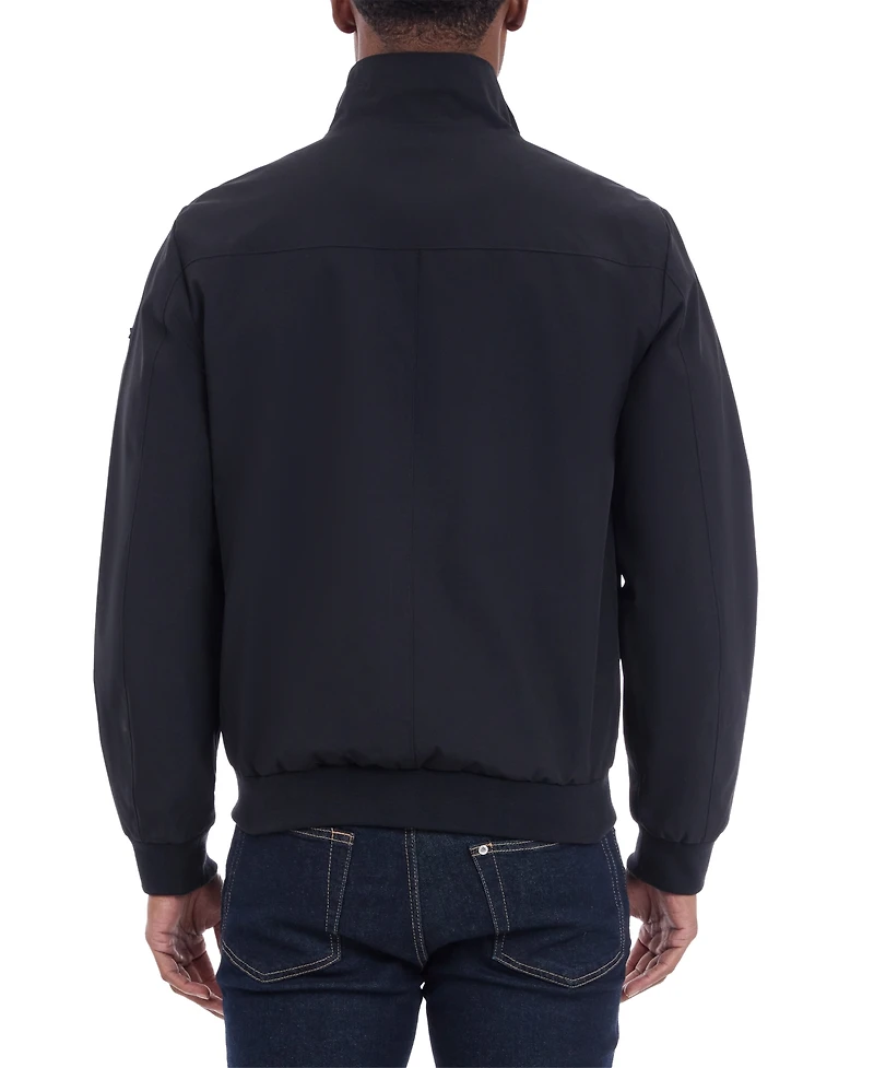Michael Kors Men's Solid-Color Stand-Collar Hipster Jacket
