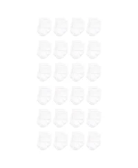 Luvable Friends Baby Boys Unisex Cotton Rich Terry Socks 24-Pack