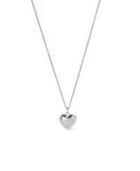 Ana Luisa Heart Necklace Lev Small Silver