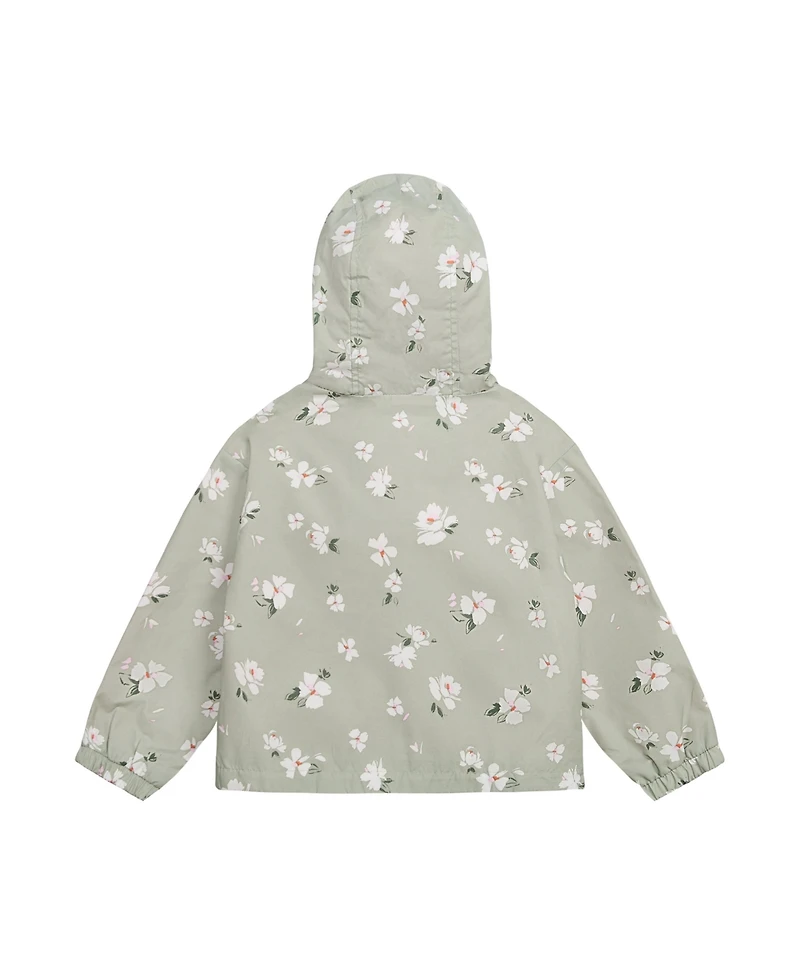Carter s Girl Light Weight Floral Printed Windbreaker