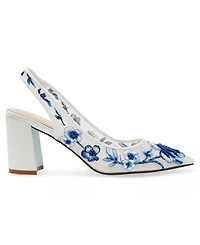 Betsey Johnson Women's Page Beaded Block Heel Pumps