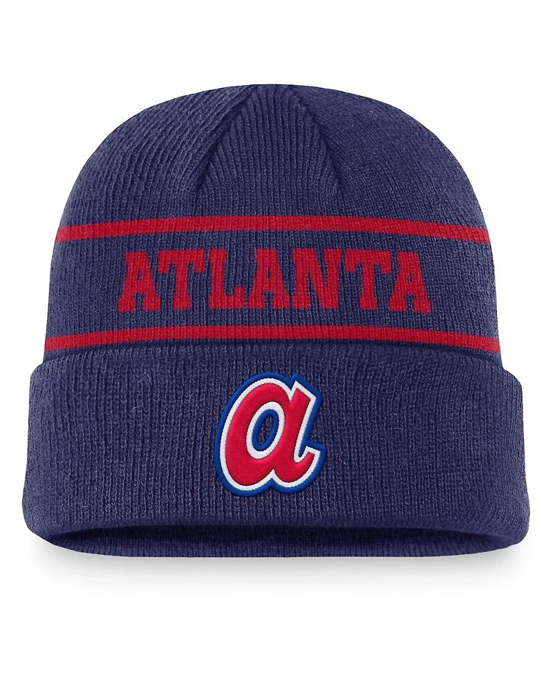 Nike Men's Royal Atlanta Braves Cooperstown Collection Rewind Terra Cuffed Knit Hat