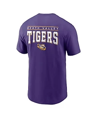 Nike Men's Purple Lsu Tigers 2-Hit T-Shirt