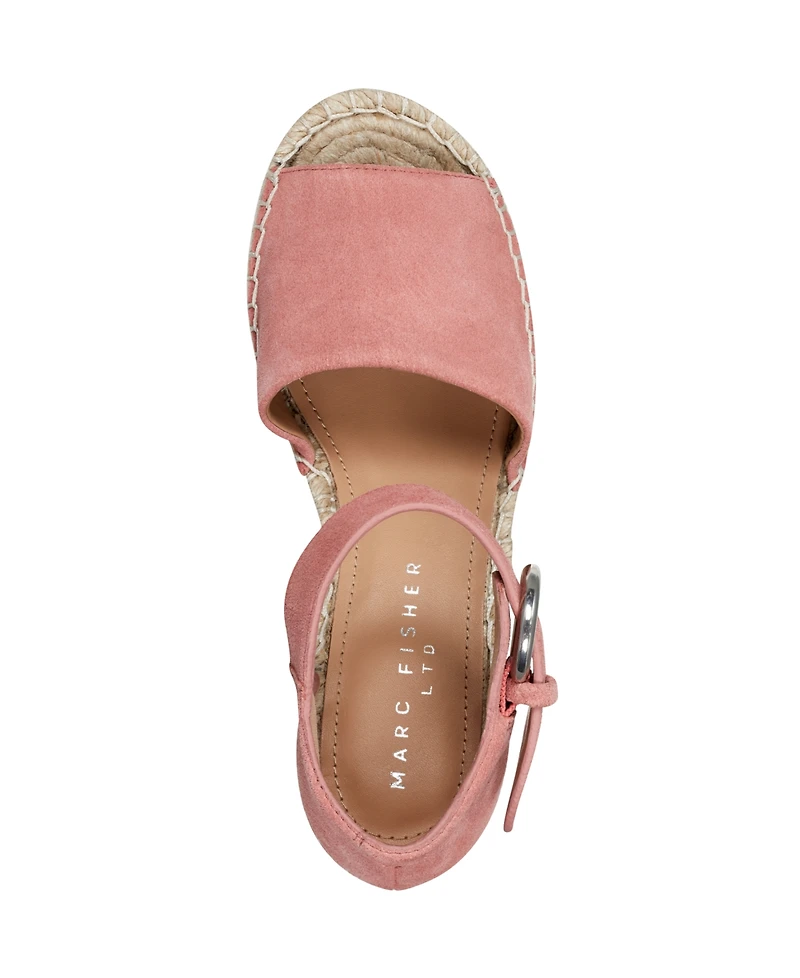Marc Fisher Ltd Women's Alida High Platform Espadrille Wedge Sandals