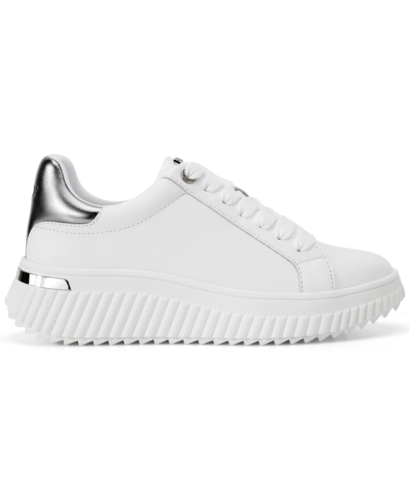 Dkny Women's Lobeco Lace-Up Platform Sneakers