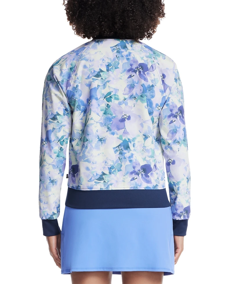 Skechers Women's Go Walk Seascape Floral Reversible Jacket