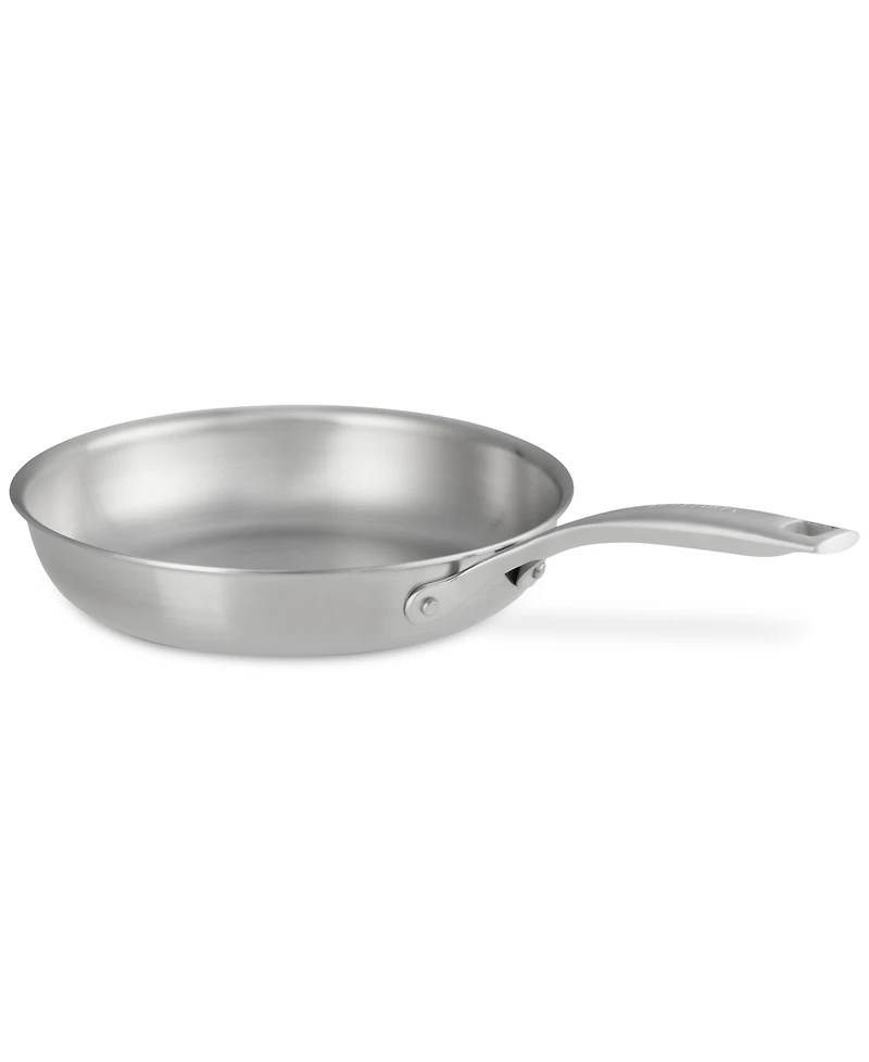 Le Creuset Essential Stainless Steel Shallow Round Frying Pan, 9.5"