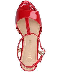 Journee Collection Women's Nalie T-Strap Platform Dress Sandals