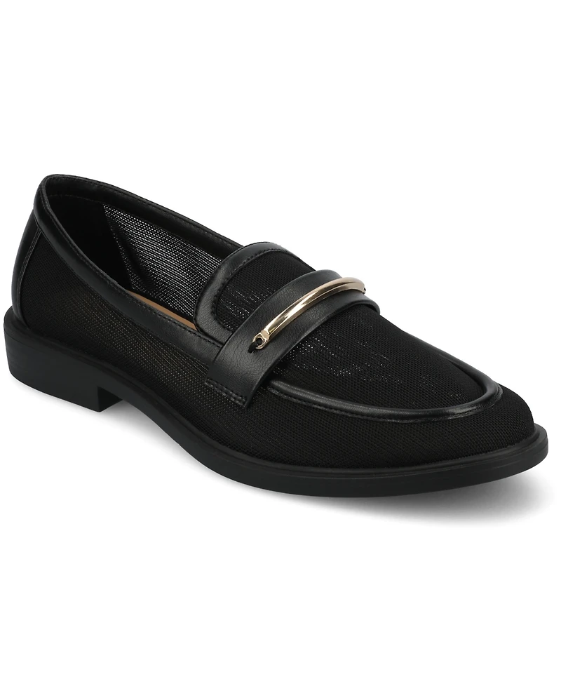 Journee Collection Women's Rainey Slip On Tailored Loafers