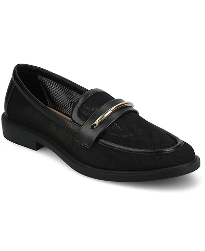 Journee Collection Women's Rainey Slip On Tailored Loafers
