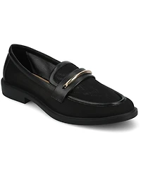 Journee Collection Women's Rainey Slip On Tailored Loafers