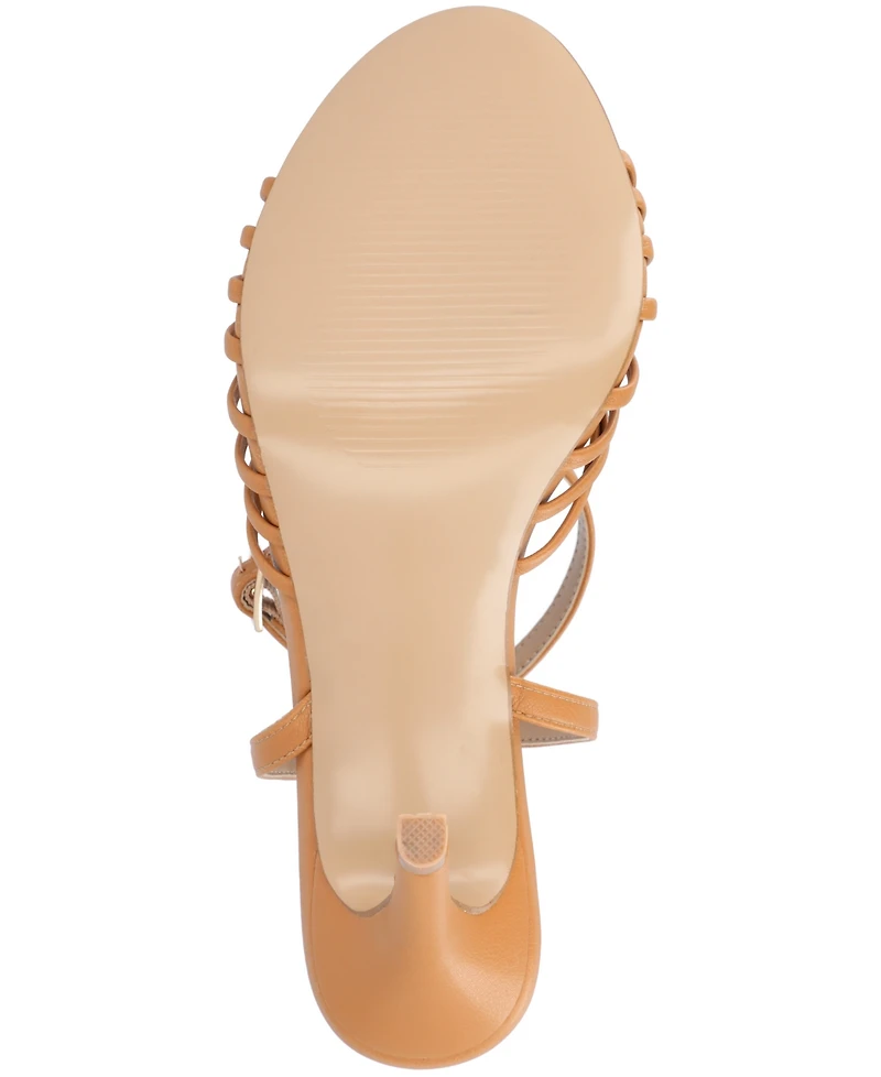 Journee Collection Women's Vanita Stiletto Strappy Dress Sandals