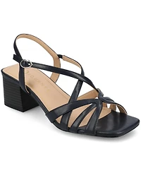 Journee Collection Women's Shyla Block Heel Dress Sandals