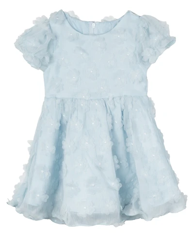 Rare Editions Baby Girls 3D Flower Chiffon Social Dress
