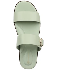 Giani Bernini Women's Gianaa Memory Foam Double Band Footbed Sandals, Created for Macy's