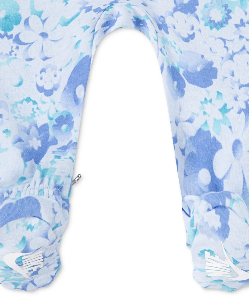 Nike Baby Girls or Boys Printed Footed Coverall