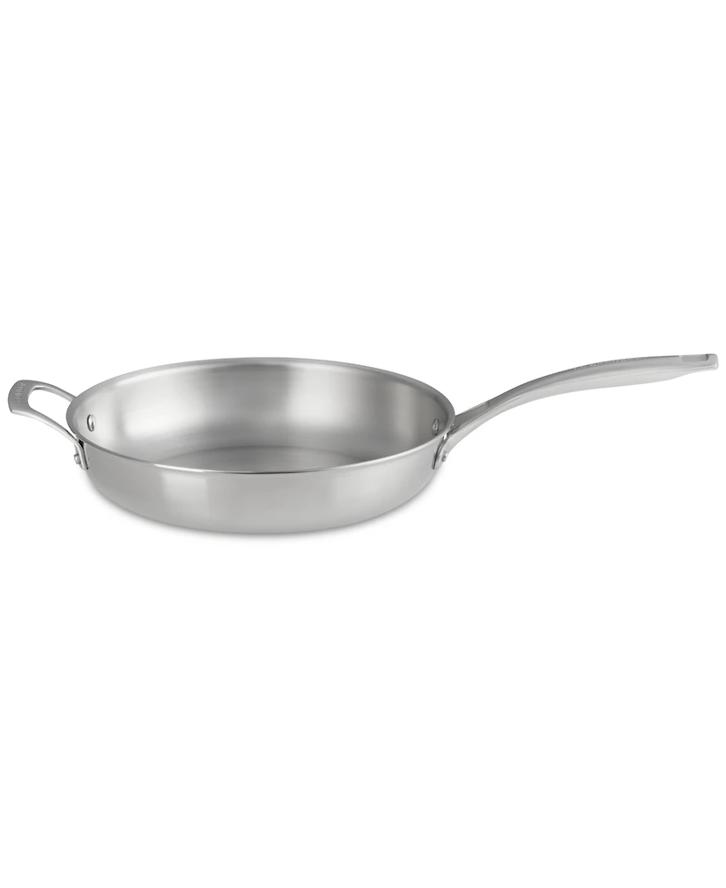 Le Creuset Essential Stainless Steel Shallow Round Frying Pan, 11"