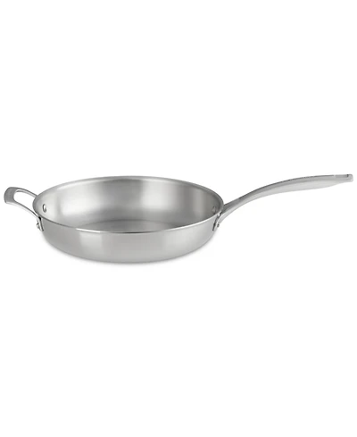 Le Creuset Essential Stainless Steel Shallow Round Frying Pan, 11"