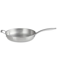 Le Creuset Essential Stainless Steel Shallow Round Frying Pan, 11"